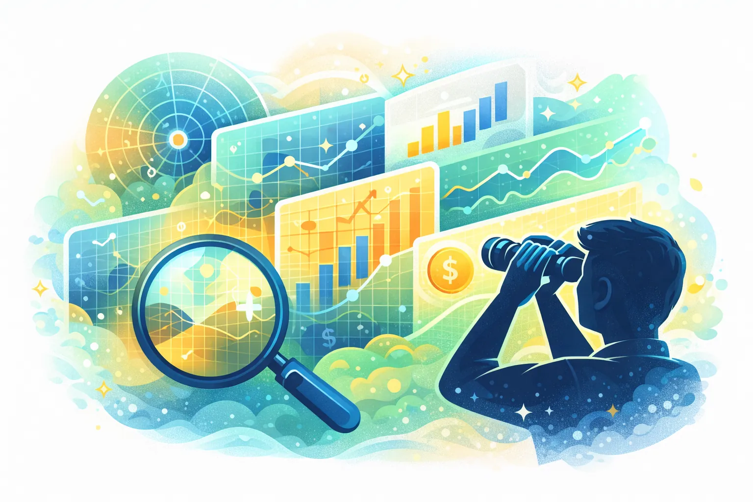 Visão ampliada e observação de padrões financeiros