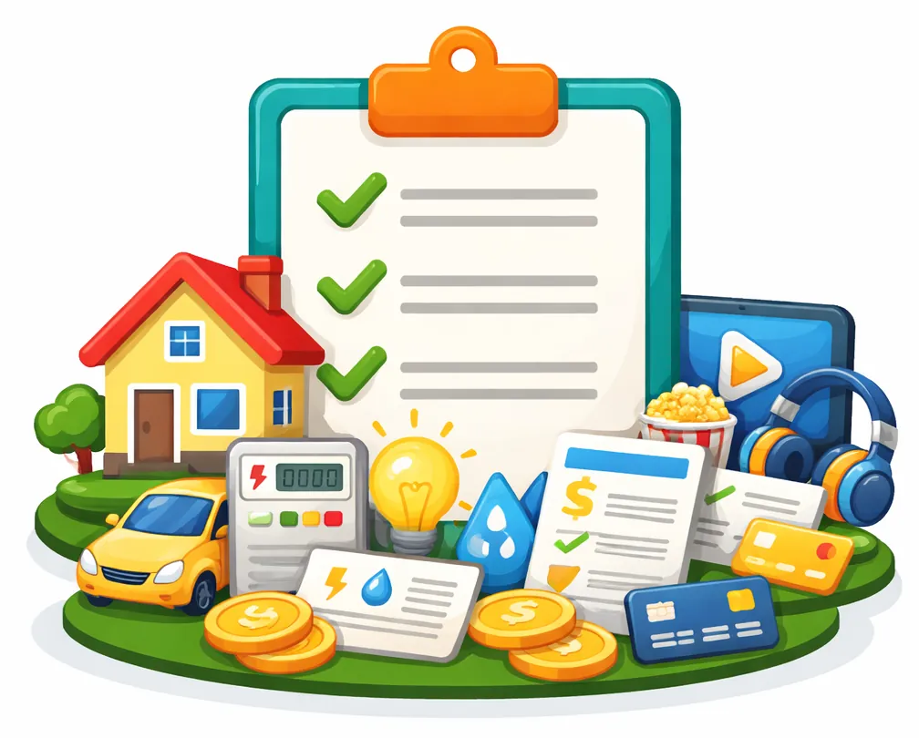 Mapa de compromissos fixos